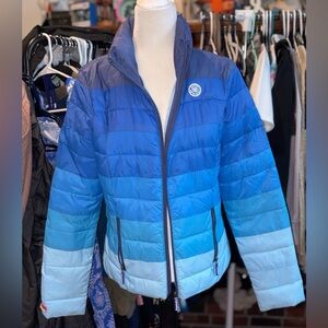 Superdry Light Blue Puffer Jacket